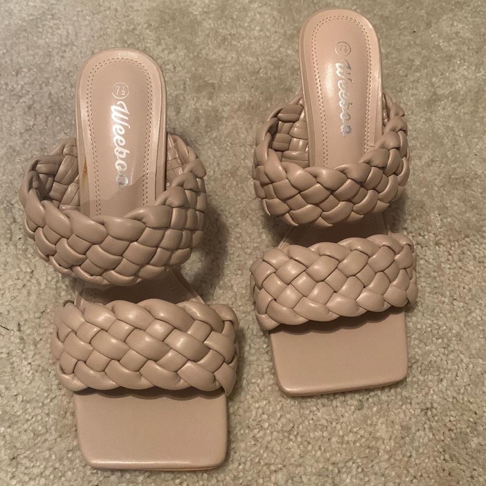 Braided sandals